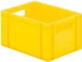 Lakape Stapeltransportkasten TK 400x300x210 mm gelb Produktbild Lakape Stapeltransportkasten TK 400x300x210 mm gelb