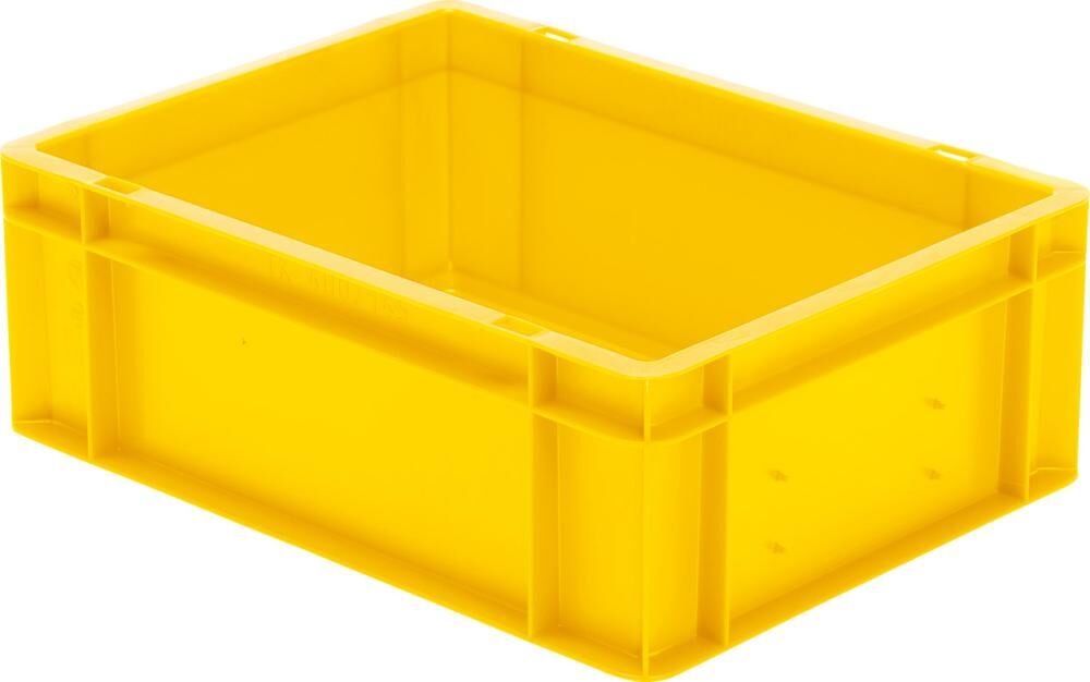 Lakape Stapeltransportkasten TK 400x300x145 mm gelb Produktbild Lakape Stapeltransportkasten TK 400x300x145 mm gelb