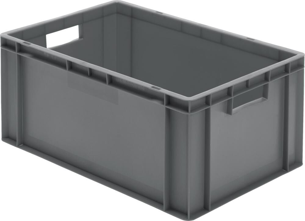 Lakape Stapeltransportkasten TK 600x400x270 mm grau Produktbild Lakape Stapeltransportkasten TK 600x400x270 mm grau