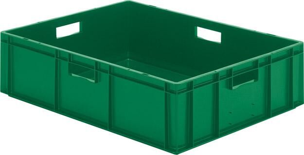 Lakape Stapeltransportkasten TK 800x600x210 mm grün Produktbild Lakape Stapeltransportkasten TK 800x600x210 mm grün