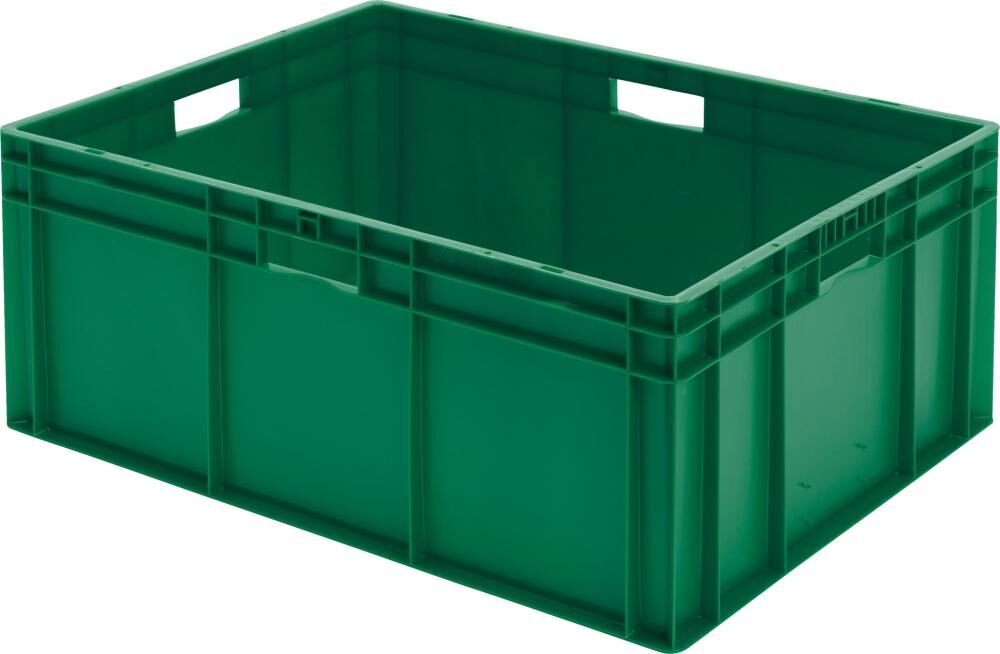 Lakape Stapeltransportkasten TK 800x600x320 mm grün Produktbild Lakape Stapeltransportkasten TK 800x600x320 mm grün