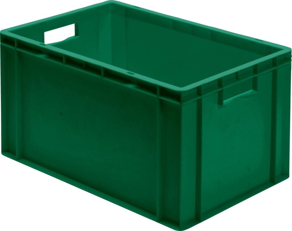 Lakape Stapeltransportkasten TK 600x400x320 mm grün Produktbild Lakape Stapeltransportkasten TK 600x400x320 mm grün
