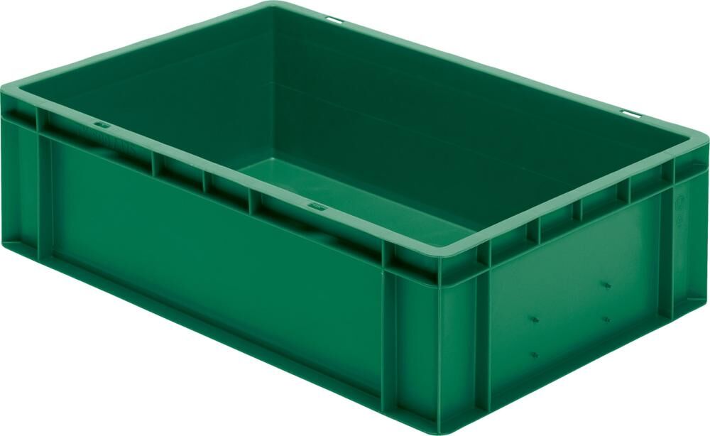 Lakape Stapeltransportkasten TK 600x400x175 mm grün Produktbild Lakape Stapeltransportkasten TK 600x400x175 mm grün