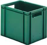 Lakape Stapeltransportkasten TK 400x300x320 mm grün Produktbild Lakape Stapeltransportkasten TK 400x300x320 mm grün