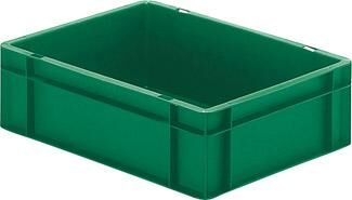 Lakape Stapeltransportkasten TK 400x300x120 mm grün Produktbild Lakape Stapeltransportkasten TK 400x300x120 mm grün