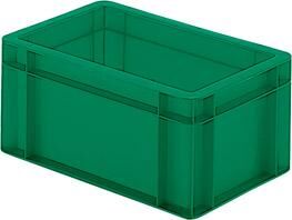 Lakape Stapeltransportkasten TK 300x200x145 mm grün Produktbild Lakape Stapeltransportkasten TK 300x200x145 mm grün