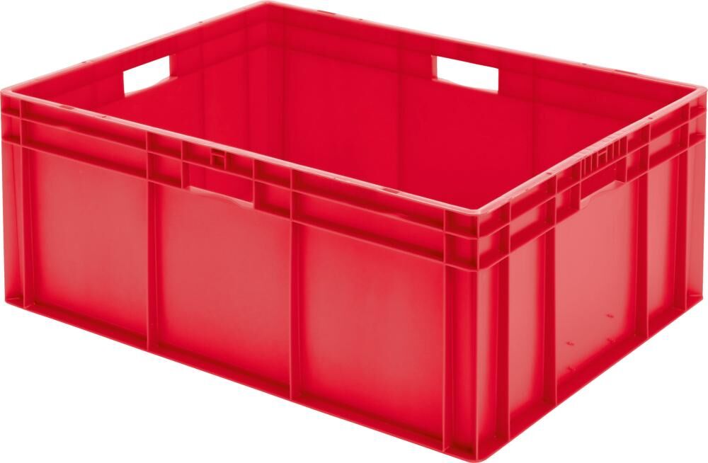 Lakape Stapeltransportkasten TK 800x600x320 mm rot Produktbild Lakape Stapeltransportkasten TK 800x600x320 mm rot