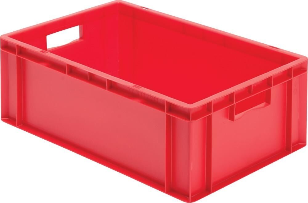 Lakape Stapeltransportkasten TK 600x400x210 mm rot Produktbild Lakape Stapeltransportkasten TK 600x400x210 mm rot