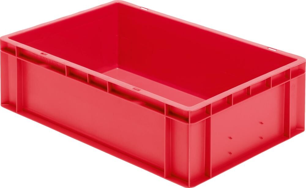 Lakape Stapeltransportkasten TK 600x400x175 mm rot Produktbild Lakape Stapeltransportkasten TK 600x400x175 mm rot