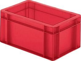 Lakape Stapeltransportkasten TK 300x200x145 mm rot Produktbild Lakape Stapeltransportkasten TK 300x200x145 mm rot