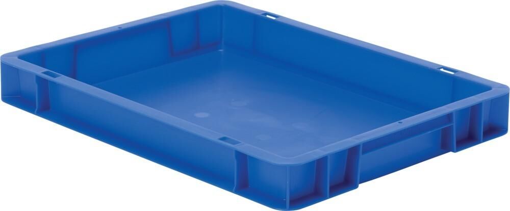 Lakape Stapeltransportkasten TK 400x300x50 mm blau Produktbild Lakape Stapeltransportkasten TK 400x300x50 mm blau