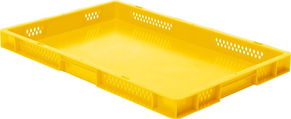 Lakape Transportstapelkasten TK 600x400x50 mm gelb Produktbild Lakape Transportstapelkasten TK 600x400x50 mm gelb
