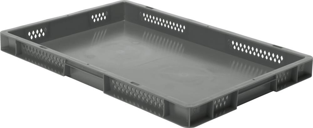 Lakape Transportstapelkasten TK 600x400x50 mm grau Produktbild Lakape Transportstapelkasten TK 600x400x50 mm grau