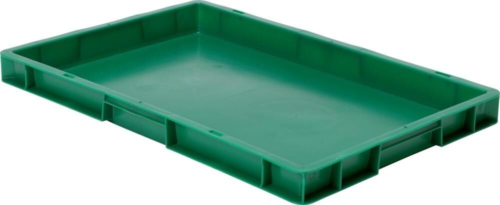 Lakape Transportstapelkasten TK 600x400x50 mm grün Produktbild Lakape Transportstapelkasten TK 600x400x50 mm grün