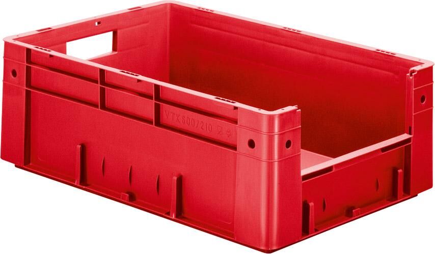 Lakape Schwerlast Transportkasten VTK 600/210-4 rot