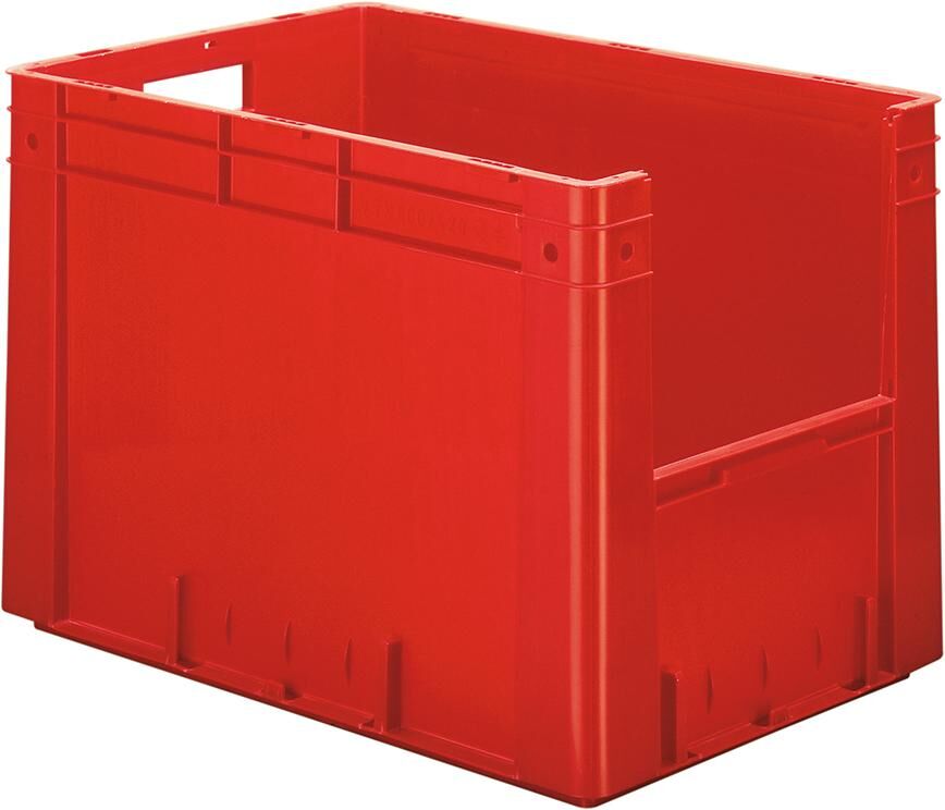Lakape Schwerlast Transportkasten VTK 600/420-4 rot Produktbild Lakape Schwerlast Transportkasten VTK 600/420-4 rot