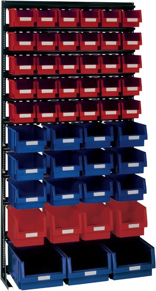 Lakape Vario Regal V15L mit PLK Kästen blau und rot Lakape Vario Regal V15L mit PLK Kästen blau und rot