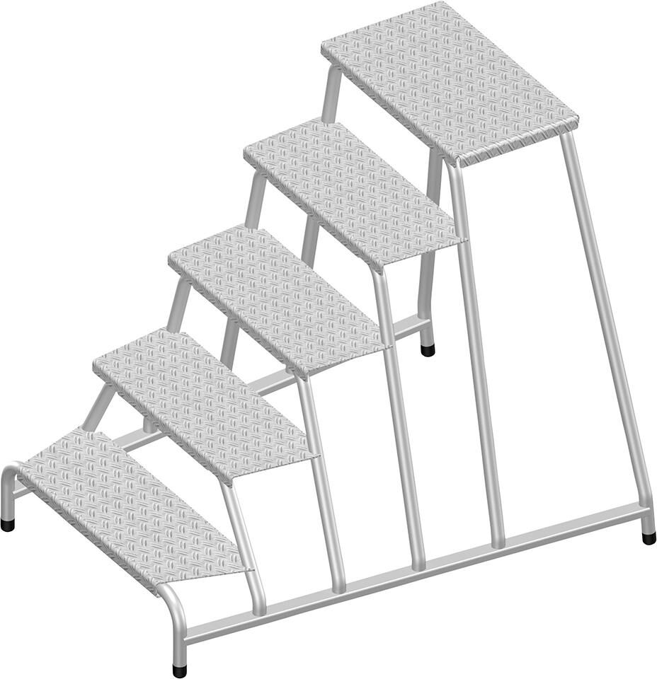 Layher Maschinentritt 5 Stufen Standhöhe 0,90 m