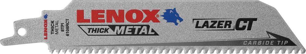 Lenox Säbelsägeblatt 152x25x1,3 mm 8 Zähne Produktbild Lenox Säbelsägeblatt 152x25x1,3 mm 8 Zähne