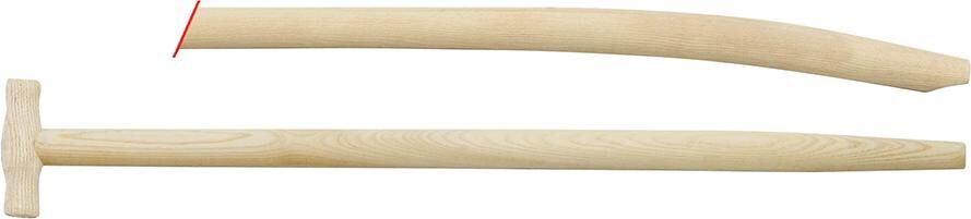 LÖFFERT STIELE Spatenstiel T Esche 1100/41 mm gebogen mit Konus Produktbild LÖFFERT STIELE Spatenstiel T Esche 1100/41 mm gebogen mit Konus
