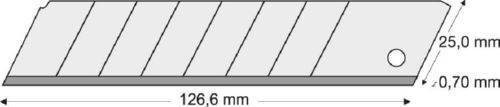 Lutz Blades Abbrechklinge 25 mm Spender mit 10 Stück Produktbild Lutz Blades Abbrechklinge 25 mm Spender mit 10 Stück