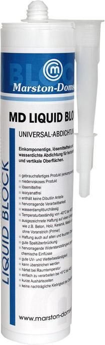 Marston Domsel Dichtmittel MD Liquid Block Kartusche mit 440 g Produktbild Marston Domsel Dichtmittel MD Liquid Block Kartusche mit 440 g