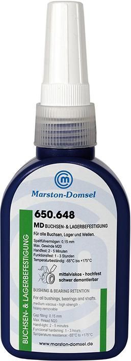 Marston Domsel Buchsen und Lagerbefestigung MD650.648 Flasche mit 50 g Produktbild Marston Domsel Buchsen und Lagerbefestigung MD650.648 Flasche mit 50 g