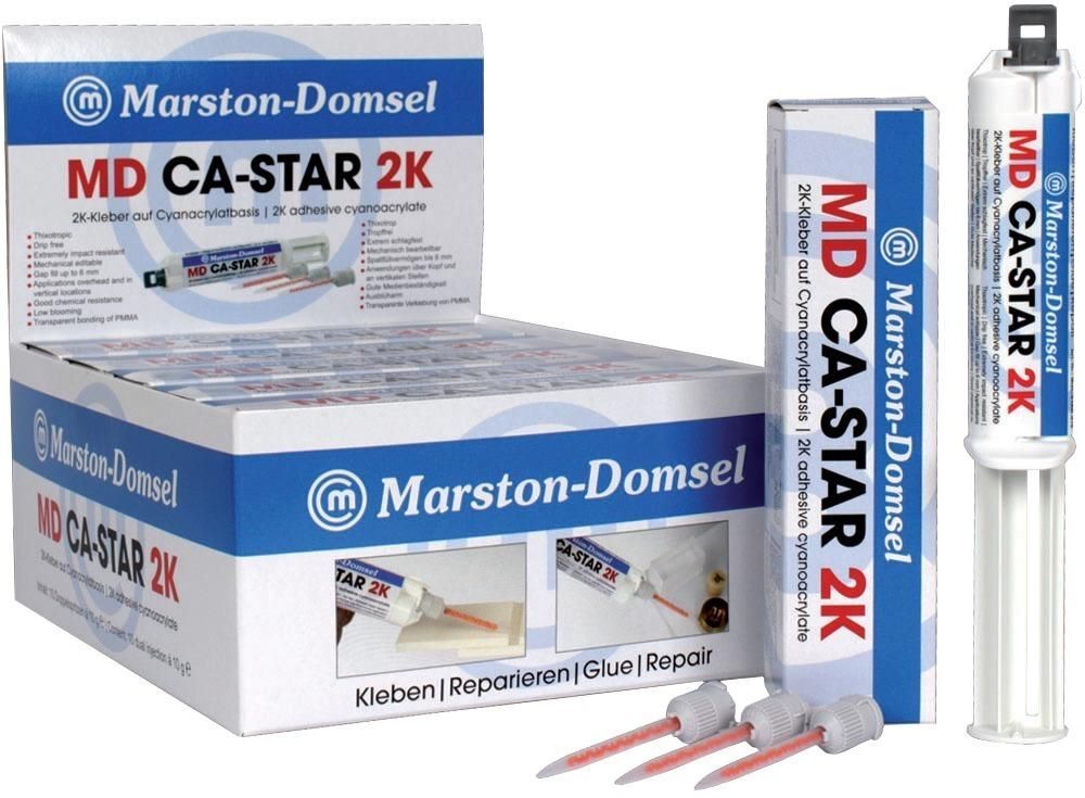 Marston Domsel Klebstoff MD-CA Star 2K 4:1 Doppelspritze mit 10 g Produktbild Marston Domsel Klebstoff MD-CA Star 2K 4:1 Doppelspritze mit 10 g