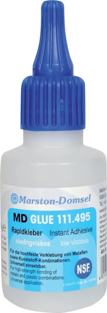 Marston Domsel Sekundenkleber MD-GLUE 111.495 Flasche mit 20 g Produktbild Marston Domsel Sekundenkleber MD-GLUE 111.495 Flasche mit 20 g