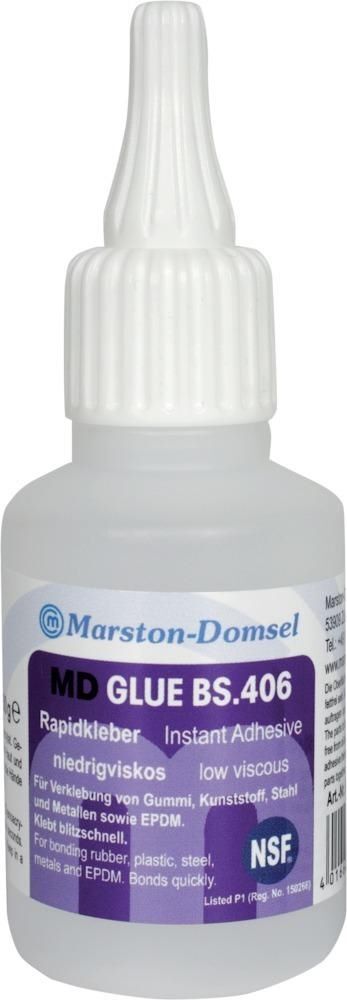 Marston Domsel Sekundenkleber MD-GLUE BS Flasche mit 20 g Produktbild Marston Domsel Sekundenkleber MD-GLUE BS Flasche mit 20 g
