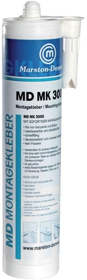 Marston Domsel Montagekleber MD-MK 3000 weiß Kartusche mit 450 g Marston Domsel Montagekleber MD-MK 3000 weiß Kartusche mit 450 g