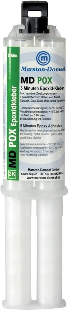 Marston Domsel Epoxidkleber MD-pox 1:1 Doppelspritze mit 25 g Produktbild Marston Domsel Epoxidkleber MD-pox 1:1 Doppelspritze mit 25 g