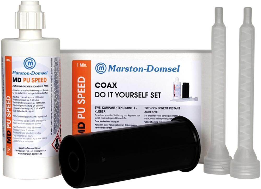 Marston Domsel Schnellkleber MD-PU Speed 1 Min 1:1 Doppelspritze mit 150 g Produktbild Marston Domsel Schnellkleber MD-PU Speed 1 Min 1:1 Doppelspritze mit 150 g