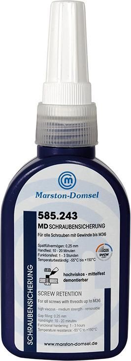 Marston Domsel Schraubensicherung MD585.243 Flasche mit 50 g Produktbild Marston Domsel Schraubensicherung MD585.243 Flasche mit 50 g