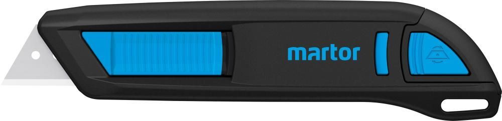 Martor Sicherheitsmesser SECUNORM 300 blau schwarz Produktbild Martor Sicherheitsmesser SECUNORM 300 blau schwarz
