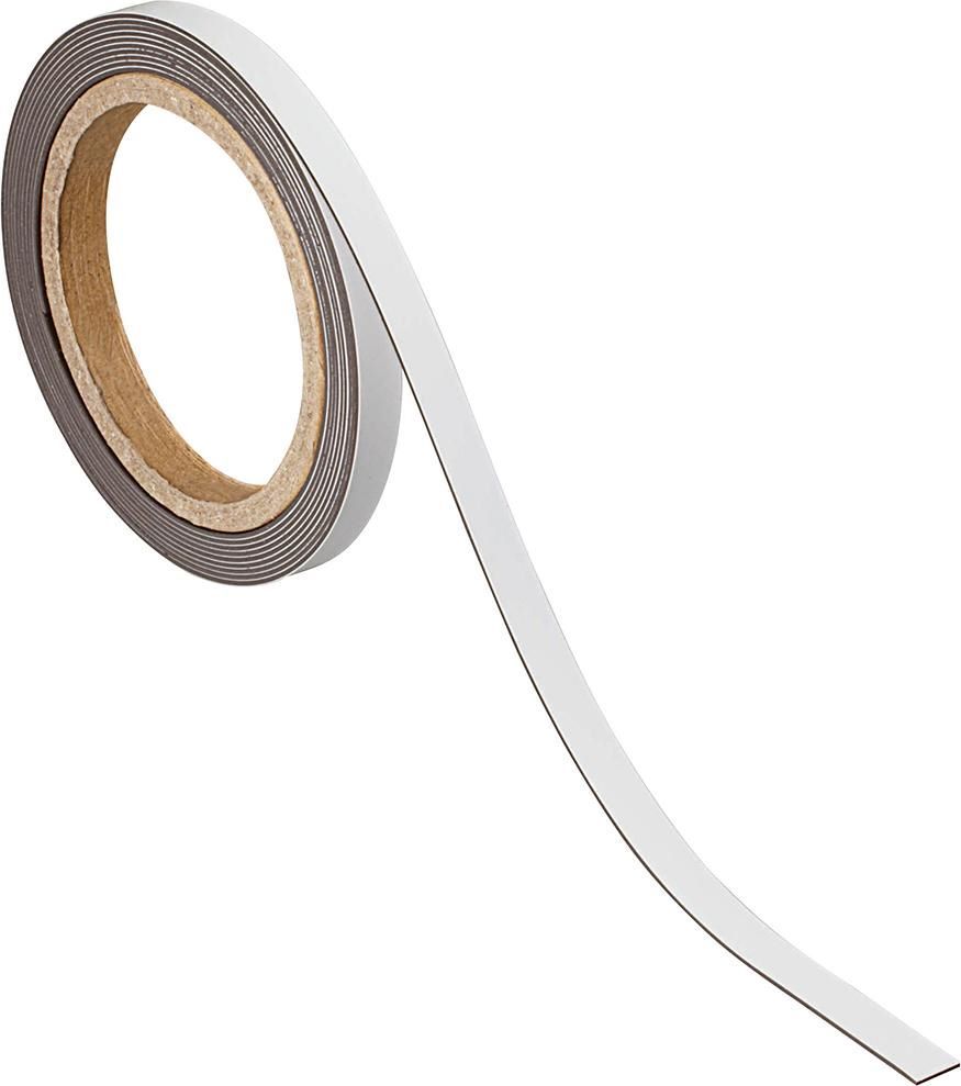Maul Kennzeichnungsband magnetisch weiß 1 cm x 3 Meter
