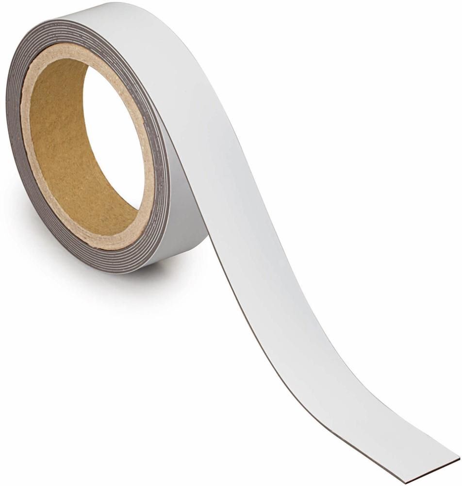 Maul Kennzeichnungsband magnetisch weiß 3 cm x 3 Meter Produktbild Maul Kennzeichnungsband magnetisch weiß 3 cm x 3 Meter