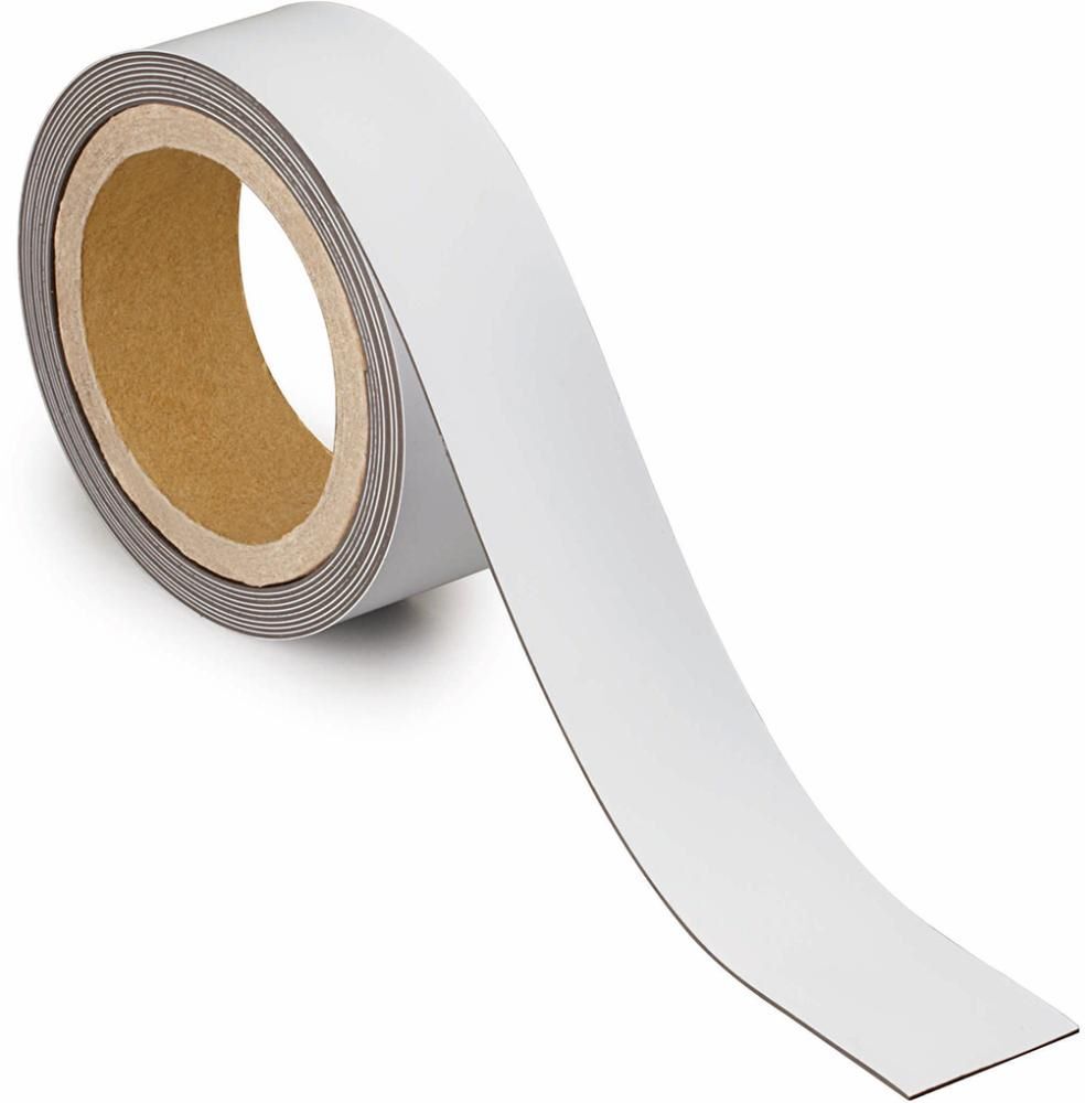 Maul Kennzeichnungsband magnetisch weiß 4 cm x 3 Meter