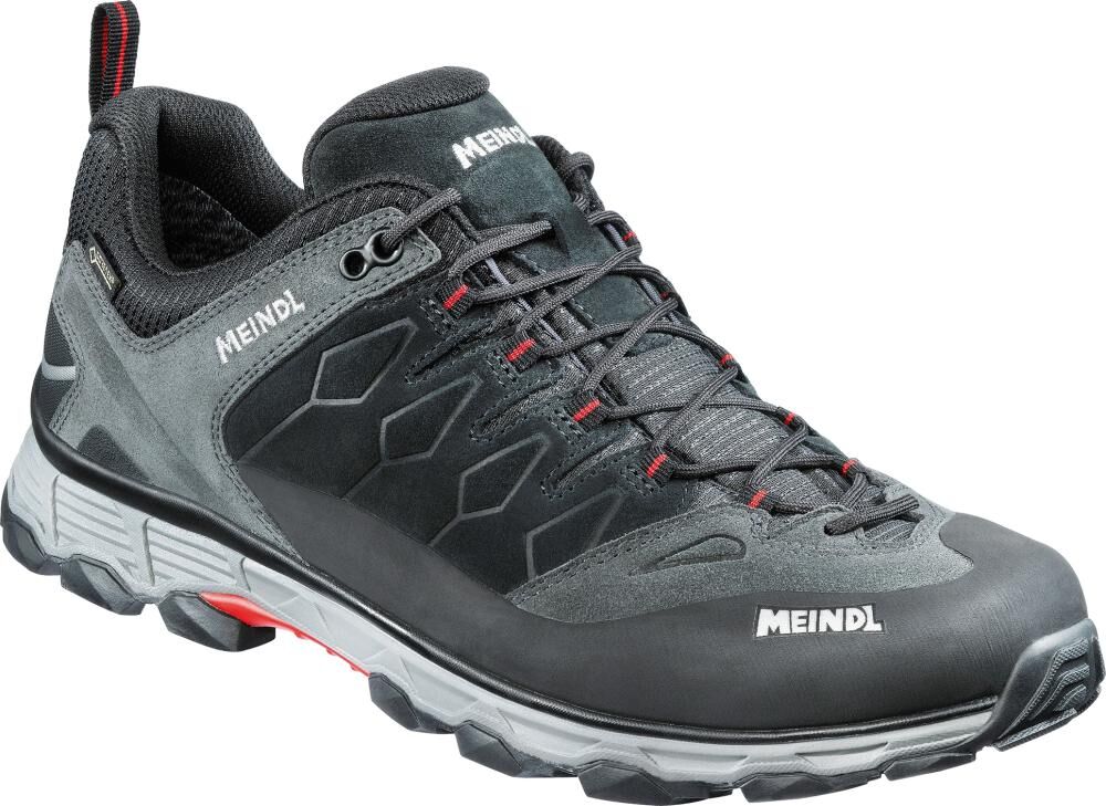 Meindl Freizeitschuh Lite Trail GTX anthrazit rot Größe 11,5