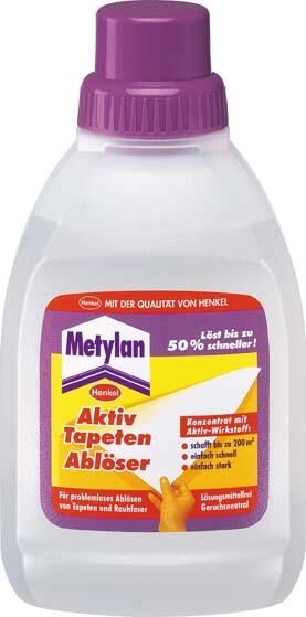 Metylan Aktiv Tapeten Ablöser 500ml Lösungsmittel Produktbild Metylan Aktiv Tapeten Ablöser 500ml Lösungsmittel