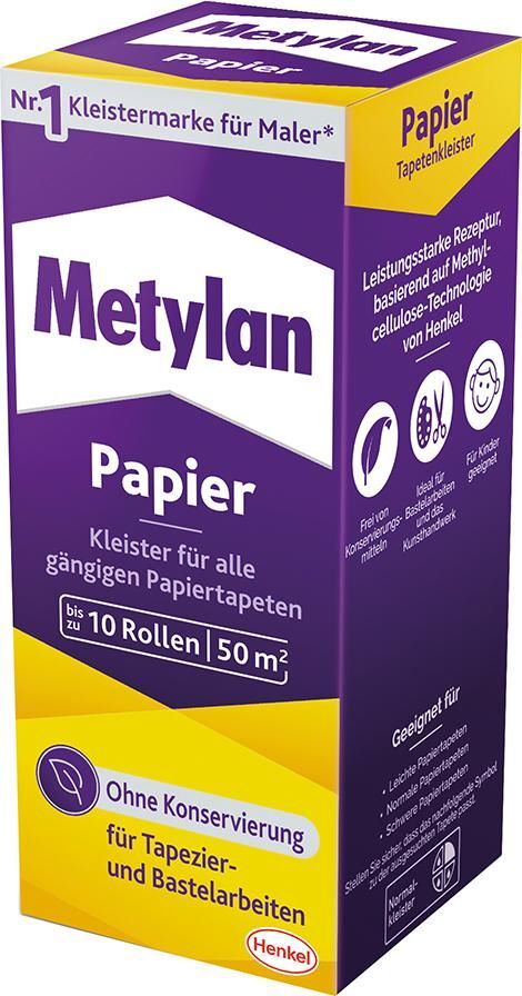 Metylan Tapetenkleister Metylan Papier 125 Gramm Produktbild Metylan Tapetenkleister Metylan Papier 125 Gramm