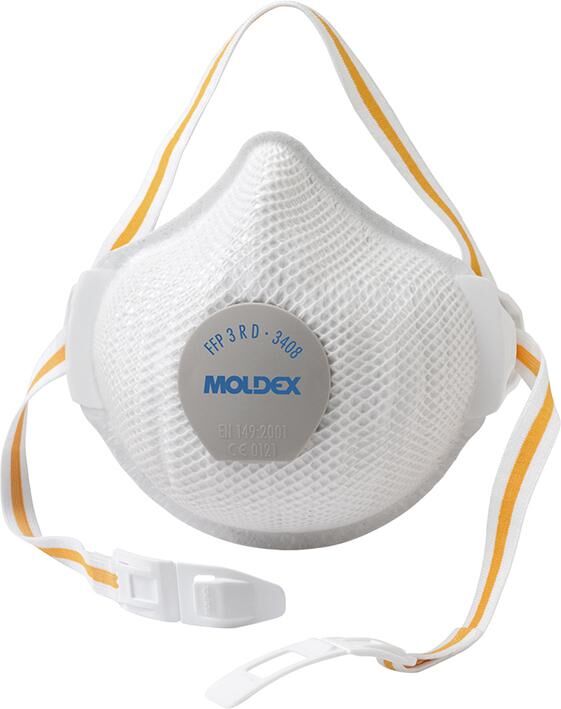 Moldex Atemschutzmaske Air Plus Pro Valve 3408 mit Klimaventil FFP3RD