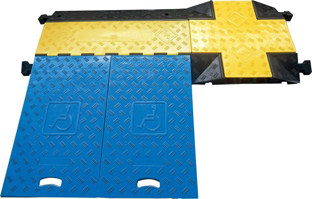 Moravia Rollstuhlrampenset 744 x 880 x 75 mm für Kabelbrücken Produktbild Moravia Rollstuhlrampenset 744 x 880 x 75 mm für Kabelbrücken bild 3