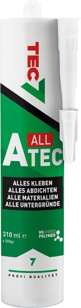 Klebstoff Dichtstoff A-TEC weiß Kartusche mit 310 ml