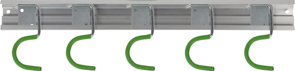 Alu Geräteleiste 5 Haken Produktbild Alu Geräteleiste 5 Haken