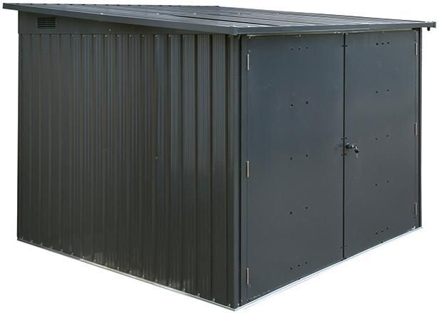 Fahrradgarage für 4 Fahrräder 206 x 204 x 145/163 cm Produktbild Fahrradgarage für 4 Fahrräder 206 x 204 x 145/163 cm