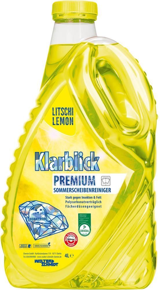 Scheibenreiniger Litschi Lemon Premium Flasche mit 4 Liter Produktbild Scheibenreiniger Litschi Lemon Premium Flasche mit 4 Liter