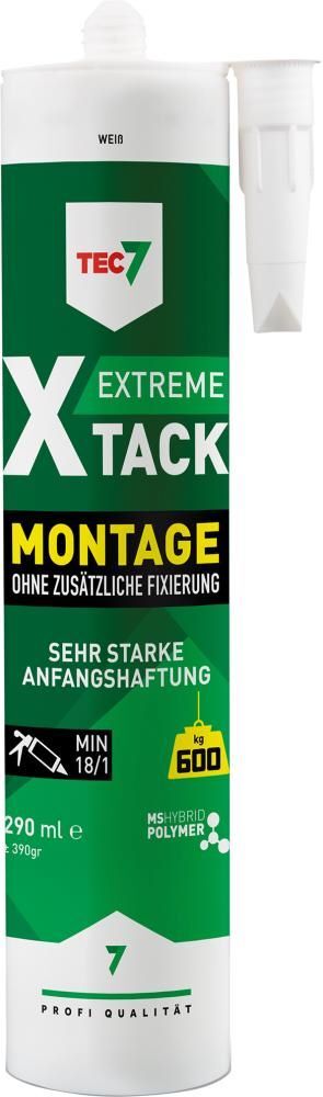 Dichtstoff X-Tack weiß Kartusche mit 290 ml Produktbild Dichtstoff X-Tack weiß Kartusche mit 290 ml
