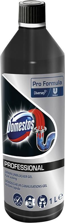 Abflussreiniger Domestos Professional Power Gel Flasche mit 1 Liter Produktbild Abflussreiniger Domestos Professional Power Gel Flasche mit 1 Liter
