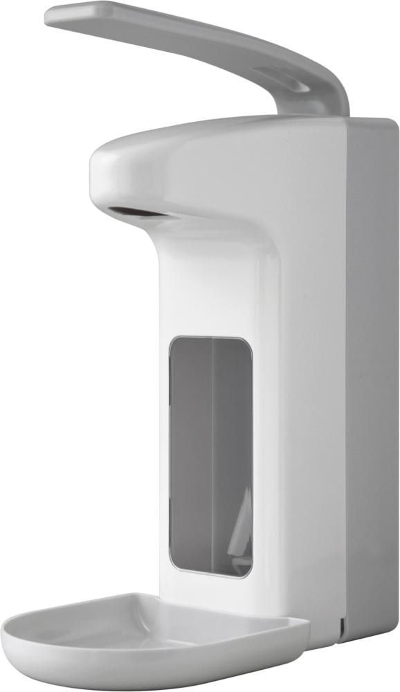 Druckspender mit Tropfschale für 475 ml oder 500 ml Flasche Produktbild Druckspender mit Tropfschale für 475 ml oder 500 ml Flasche